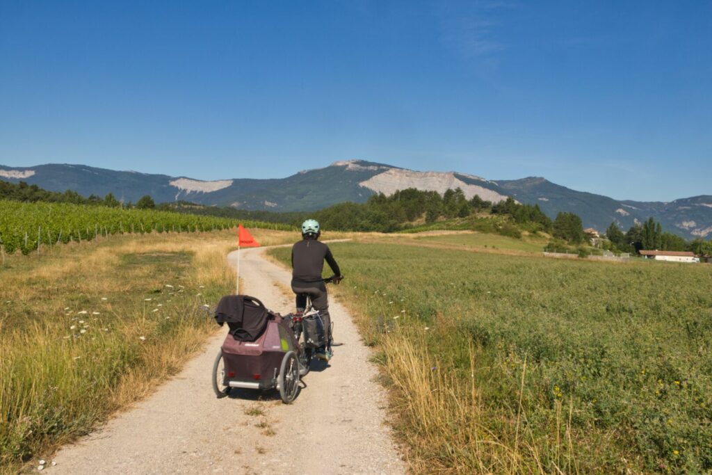 Cyclovoyageur dans la Drôme