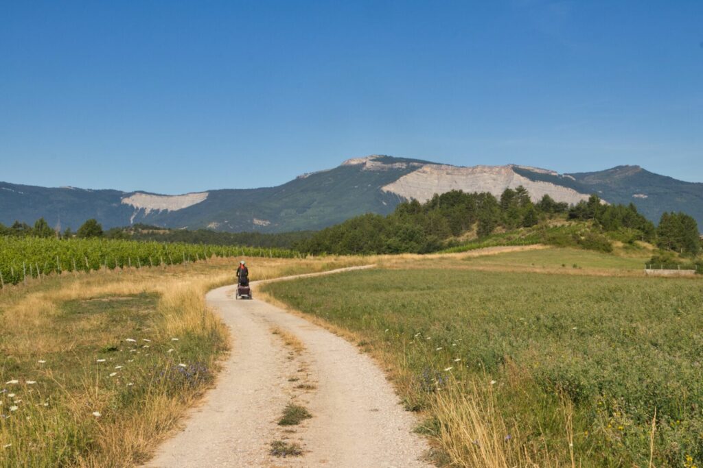 Route de Drôme à vélo