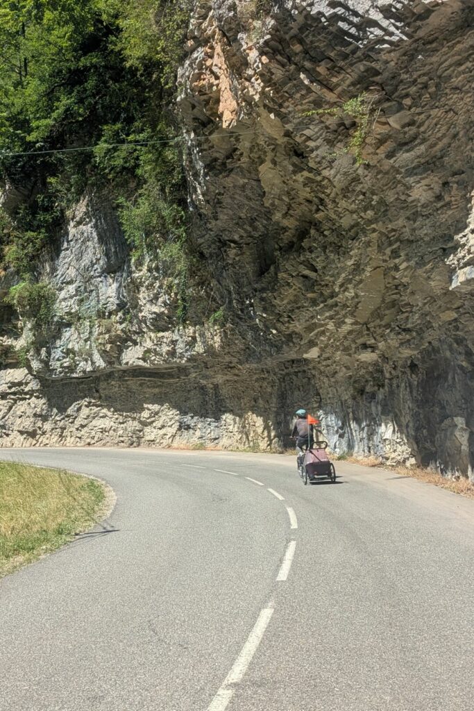 Route des Gorges des Gâts proche de Châtillon-en-Diois