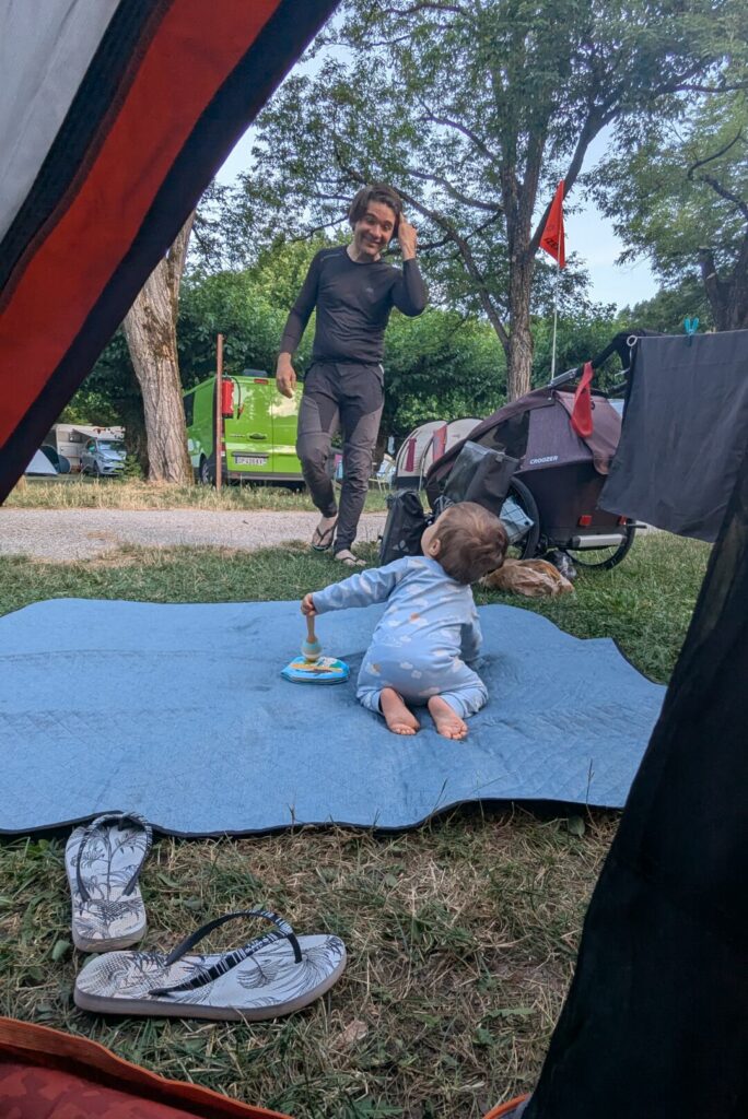 Camping avec bébé à Châtillon-en-Diois