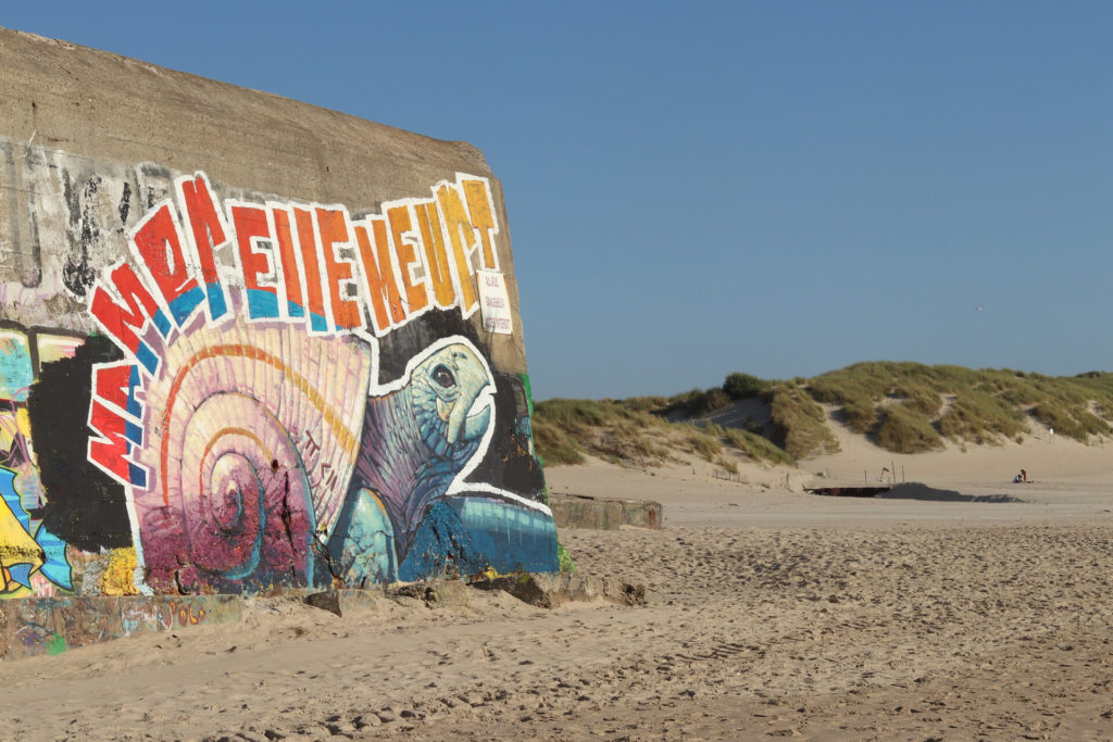 Un dessin engagé du bunker de la plage de Berck-sur-mer
