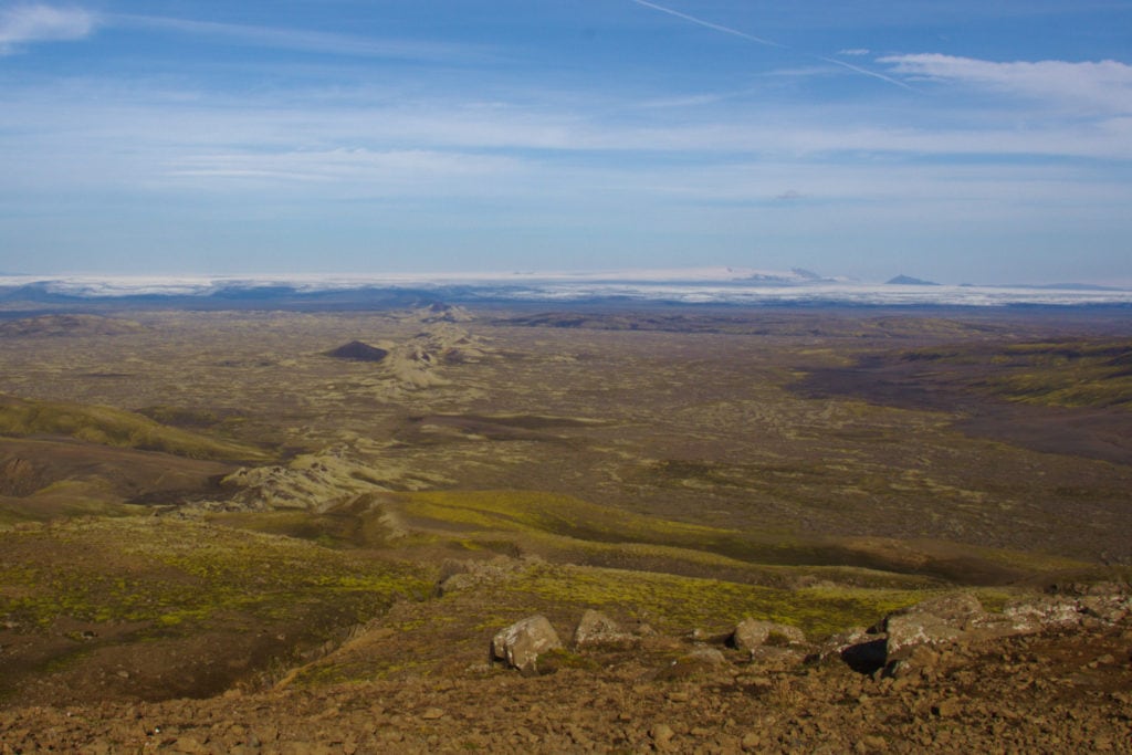 Panorama sur les cratères du Laki